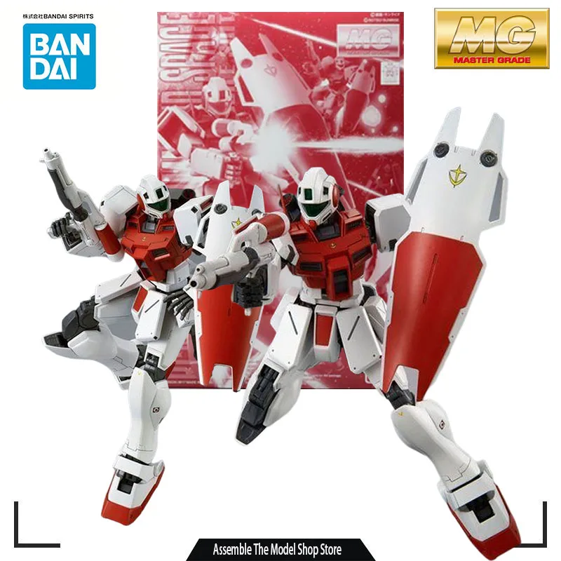 

Bandai Original Model Kit MG RGM-79GS GM COMMAND SPACE 1/100 Anime Action Figure Assembly Model Toy Robot Gift for Boys