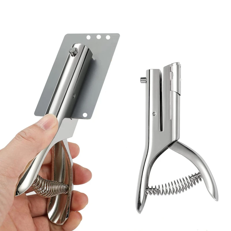 

Metal Single Hole Puncher Hand Portable Paper Punch Single Hole Scrapbooking Punches Paper Materials 3/6/8/10MM Punching Tool
