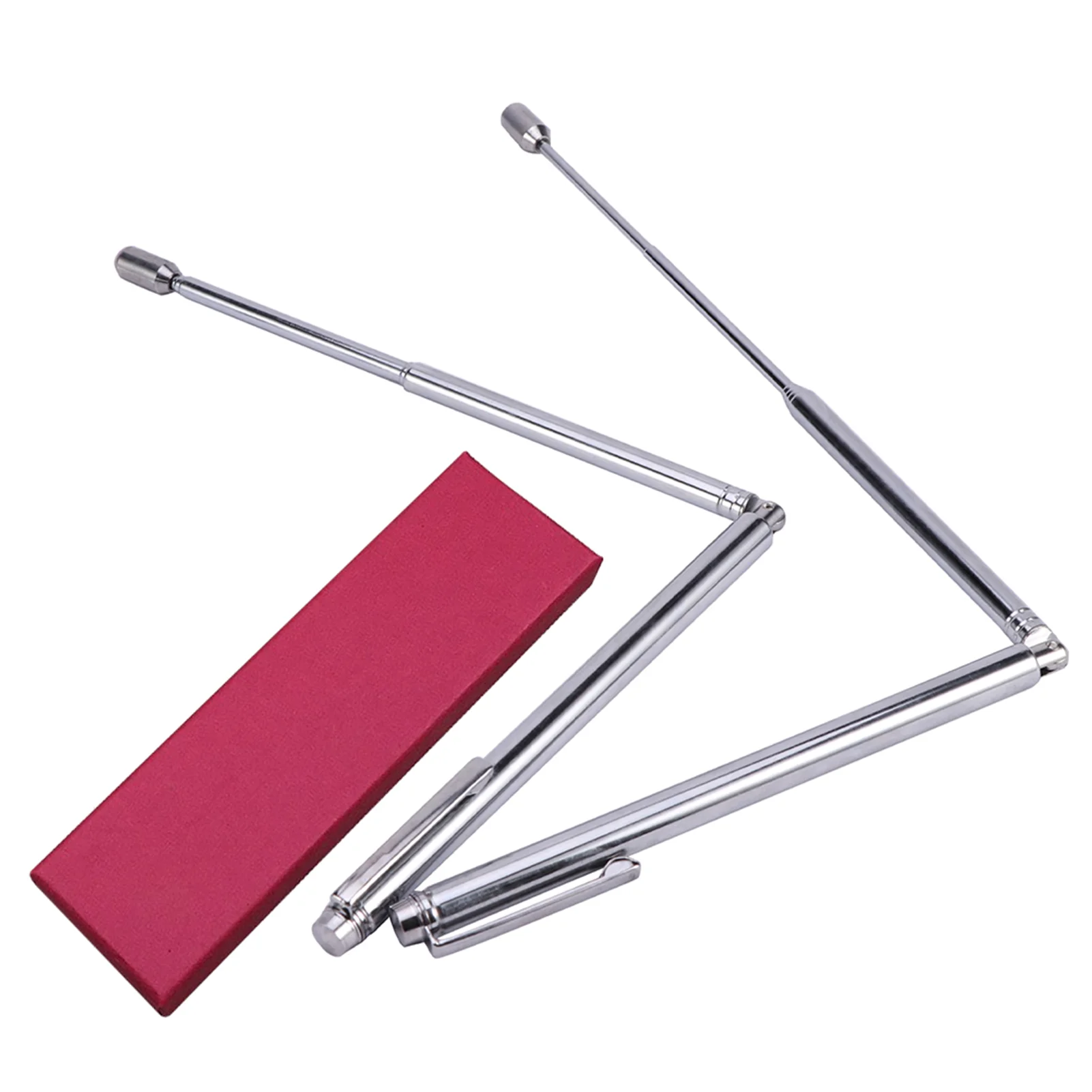 

2Pcs Dowsing Rods Adjustable Hunting Tool Accessories Detector Water Stainless Steel Measuring Instruments Flexible Observe