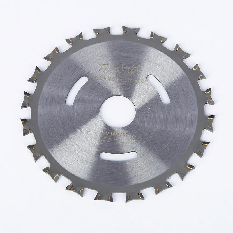 

Двухсторонний наконечник, твердосплавный пильный диск TCT для твердого дерева, тонкого железа, пластика общего назначения, 110*1,8*20*40T, 1 шт.