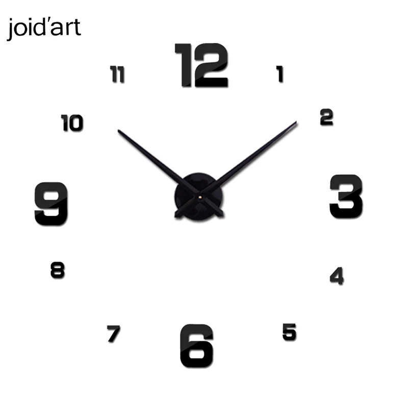 Новые модные настенные часы акриловый материал украшение для дома