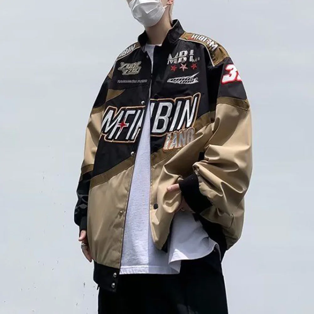 Повседневный гоночный костюм American Street в стиле хип-хоп Мужская мотоциклетная