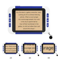 Portable 32X Digital Video Magnifier Electronic Reading Aid LED Night Vision Soft Light Zoom Camera 3 5 inch LCD Display