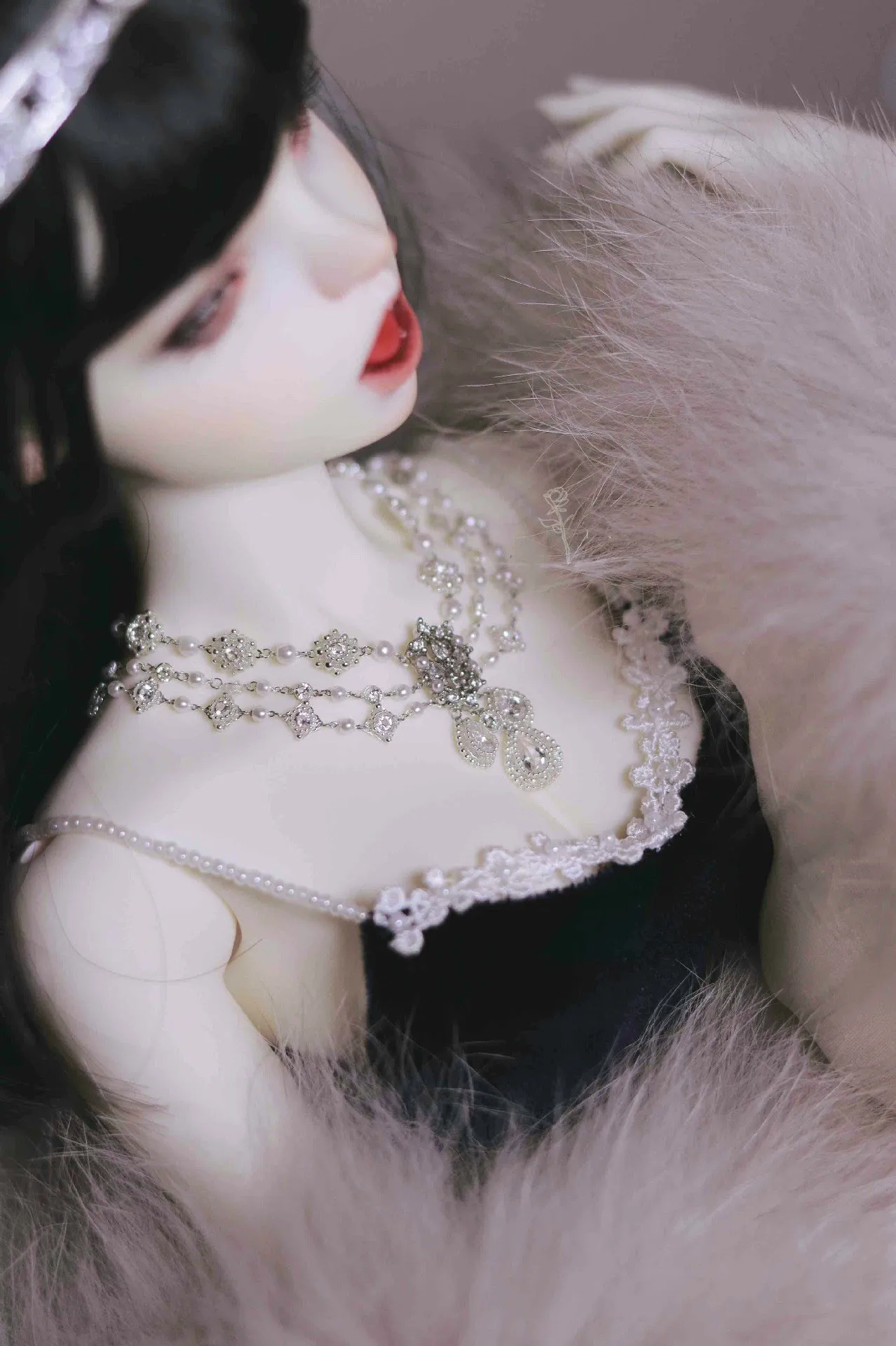 Высококачественные аксессуары для кукол ожерелье 1/3 BJD набор королевских