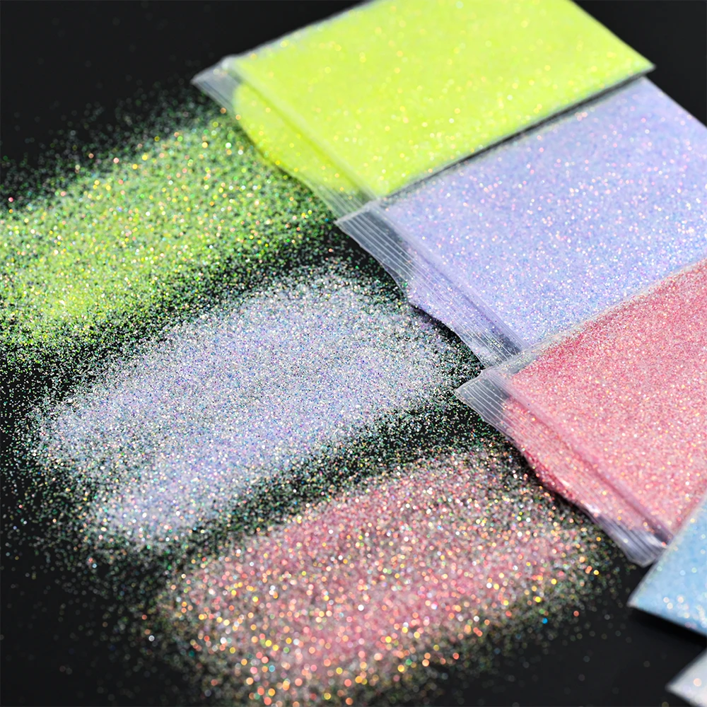 

10g Shining Nail Glitter Sugar Powder Chrome Pigment Manicure Polish Candy Coat Effect Dust Nails Art Decorations DIY Supplies