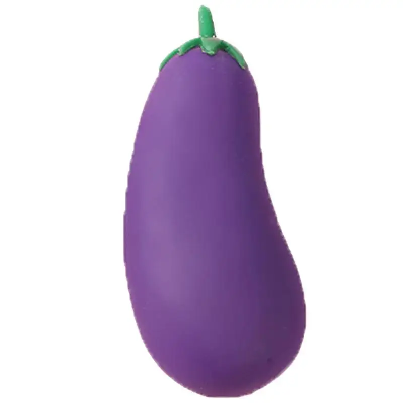 

Squeezy Eggplant Sensory Toys Food Simulation Kids Adults Play Toy Sensory Toys for Party Favors and Desk Decoration