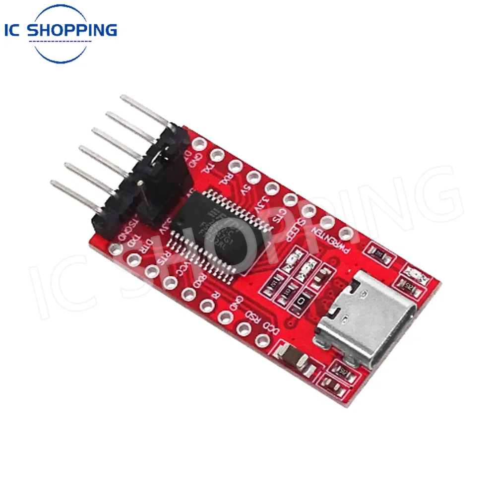 Фото Кабель для скачивания модуля FT232RL с USB на TTL 3,3 В 5 В, интерфейс Mini TYPE-C, 1 шт. №2