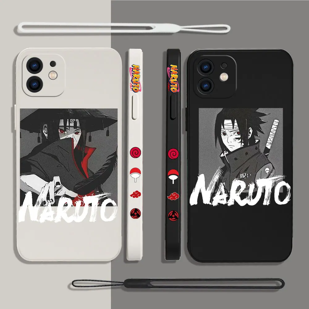 

Uchihas Itachis Narutos Phone Case For Samsung A53 A50 A12 A52 A52S A51 A71 A73 A91 A32 A22 A20 A30 A21S 4G 5G with Hand Strap
