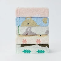 kids face towel for children cartoon 100 organic cotton 2550 cm high quality 345 pieces