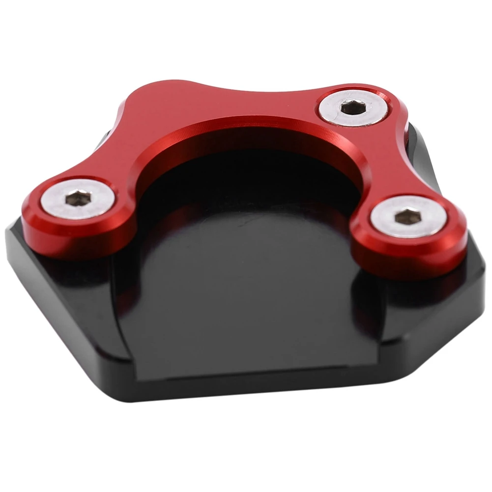 

Motorcycle Kickstand Pad Side Stand Pad Plate KiCkstand Enlarger for-Honda GB350 GB 350 2021 2022(Red)