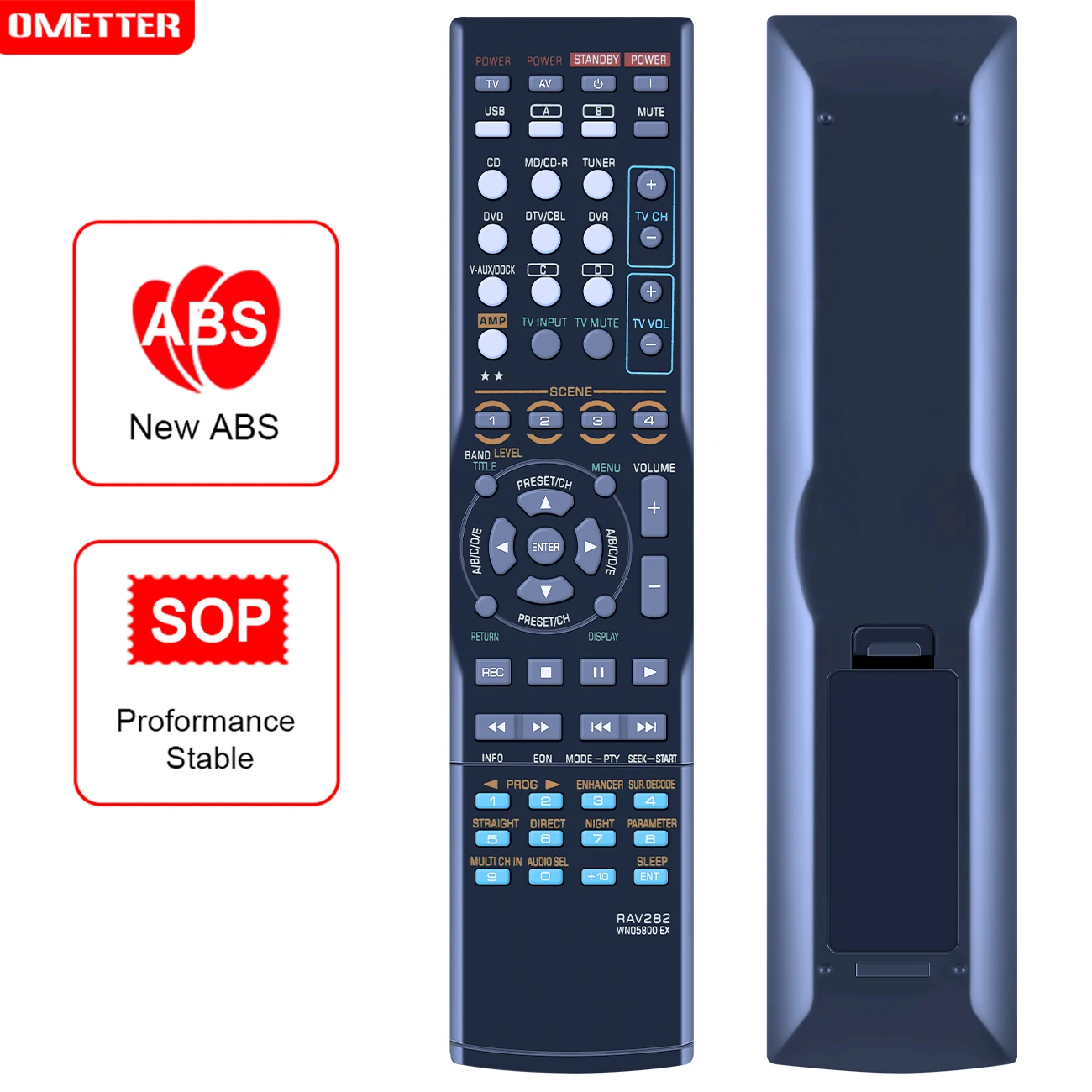 Новый пульт дистанционного управления RAV282 WN05800 EX для Yamaha AV ресивер стерео усилитель RAV311 WK22730EU YHT380 WJ409300 WN2273