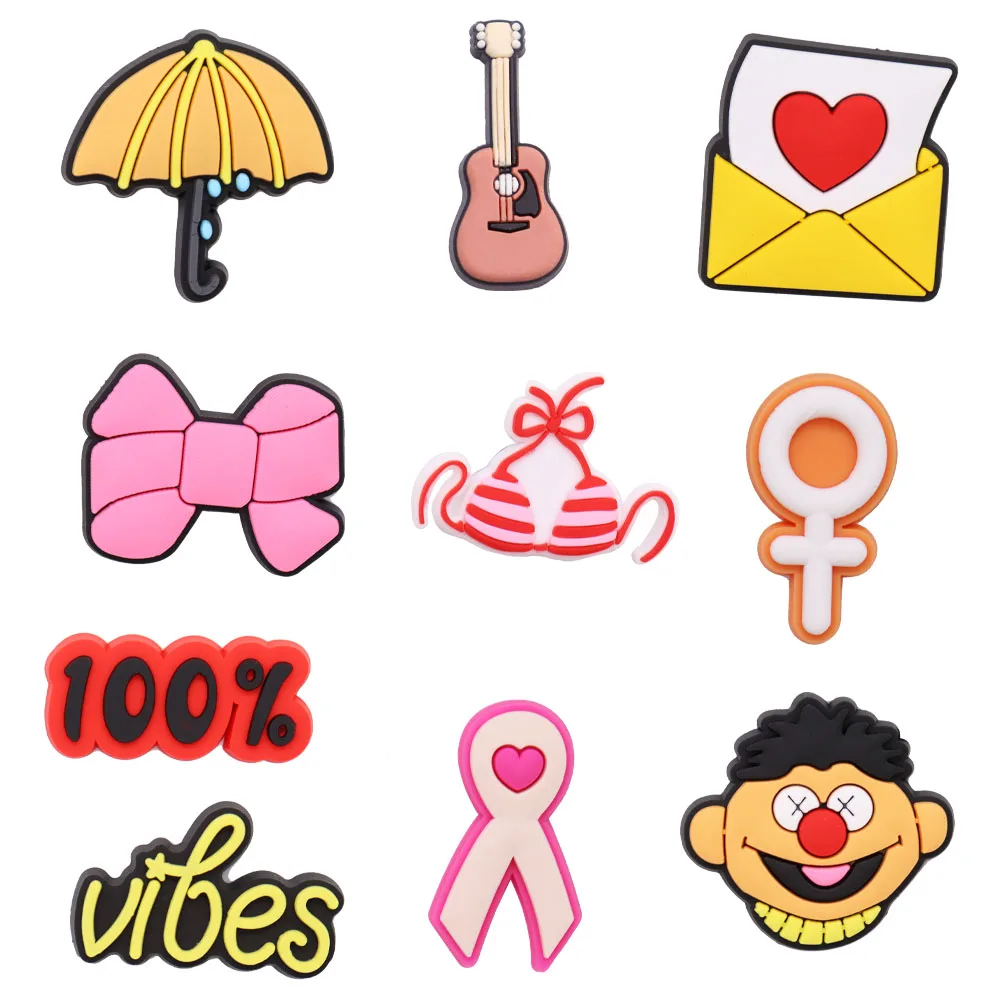 

Mix 50PCS PVC Cartoon Fridge Magnetic Sticker Kawaii Umbrella Guita Heart Envelope Bow Vibes Boy Bikini Refrigerator Magnets