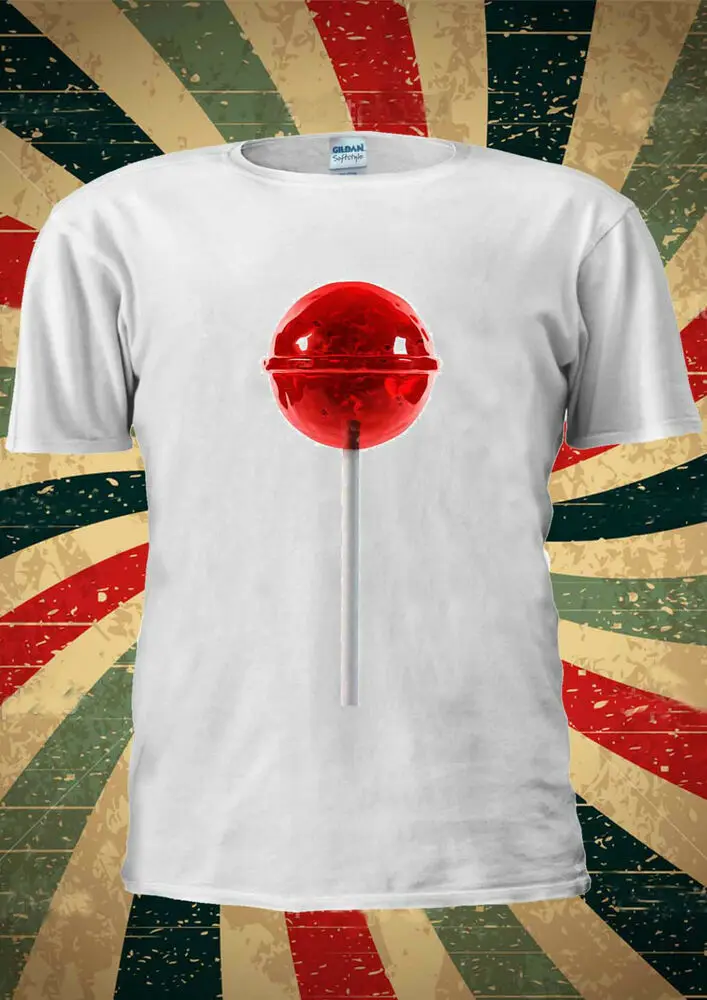 Красный леденец Instagram Tumblr модная футболка для мужчин женщин унисекс 1619 |