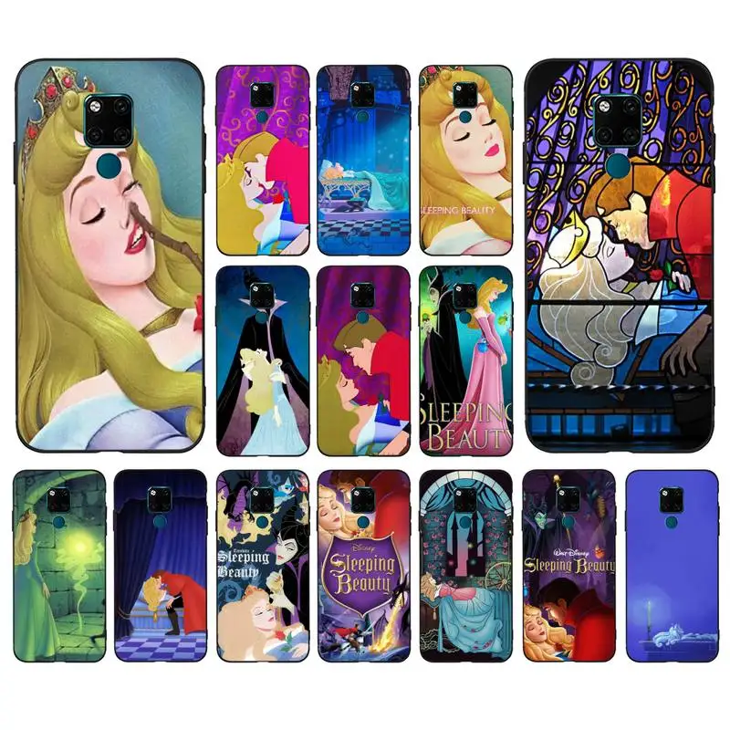 

Disney Sleeping Beauty Phone Case for Huawei Mate 20 10 9 40 30 lite pro X Nova 2 3i 7se