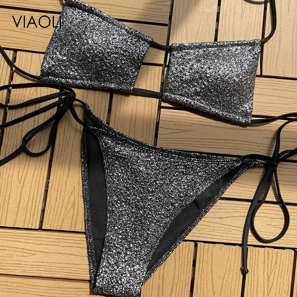 

Сексуальное бикини-бандо, бандажный купальник, женский купальник, Женский мини-бикини, комплект бикини, купальный костюм, пляжная одежда для купания