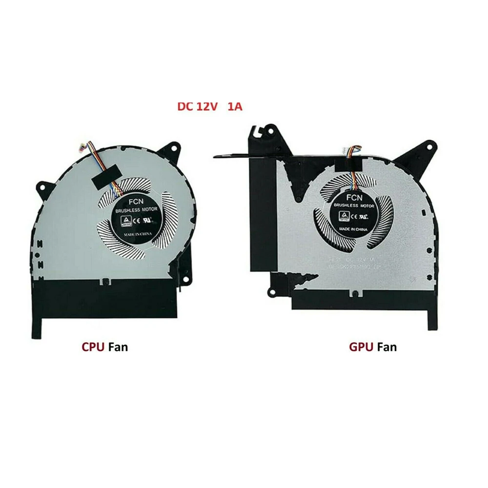 

For Asus ROG Strix RTX SCAR II GL704GW FL2D FL2F DC12V CPU+GPU Cooling Fan