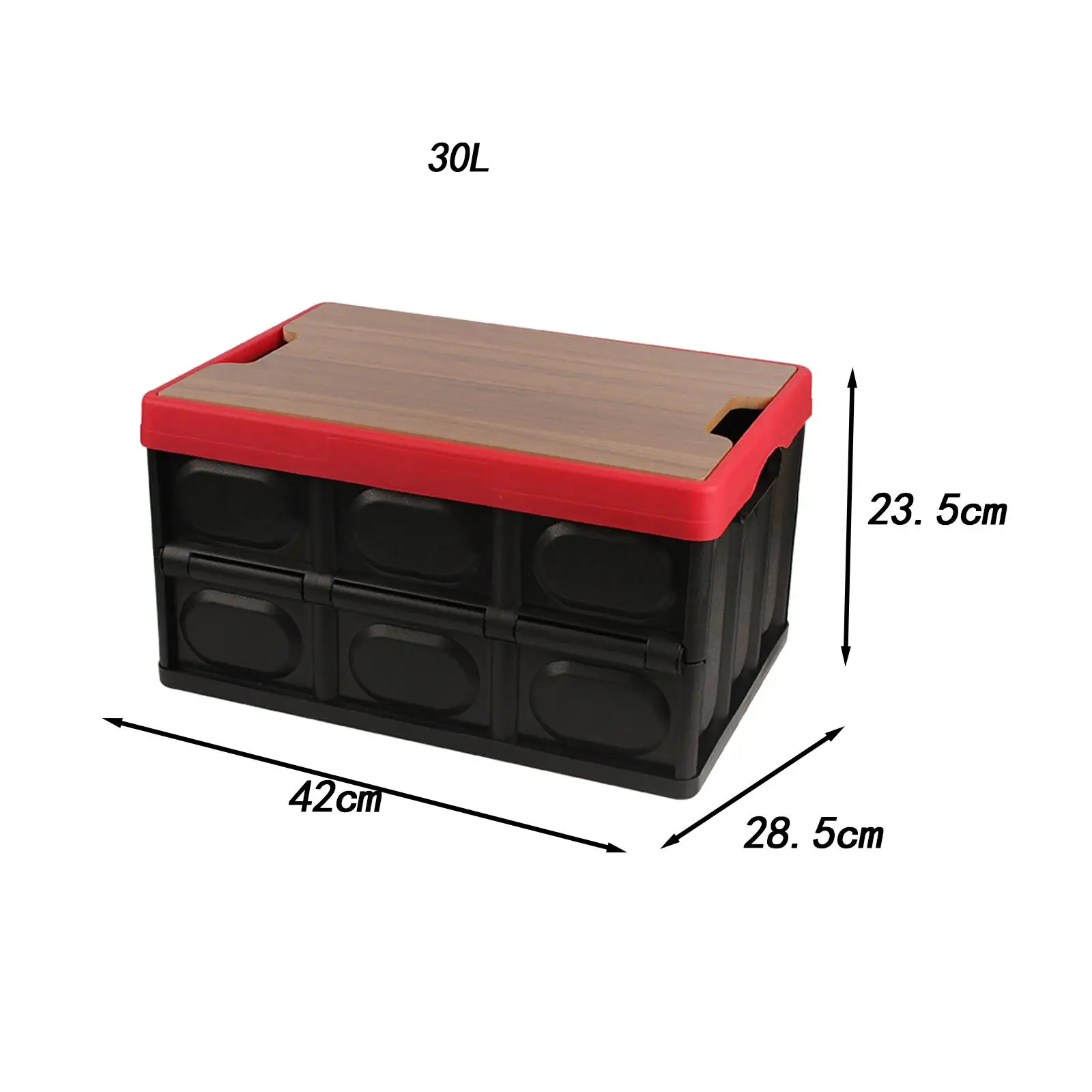 Складная корзина для хранения с крышкой быстрое зарядное устройство ручками
