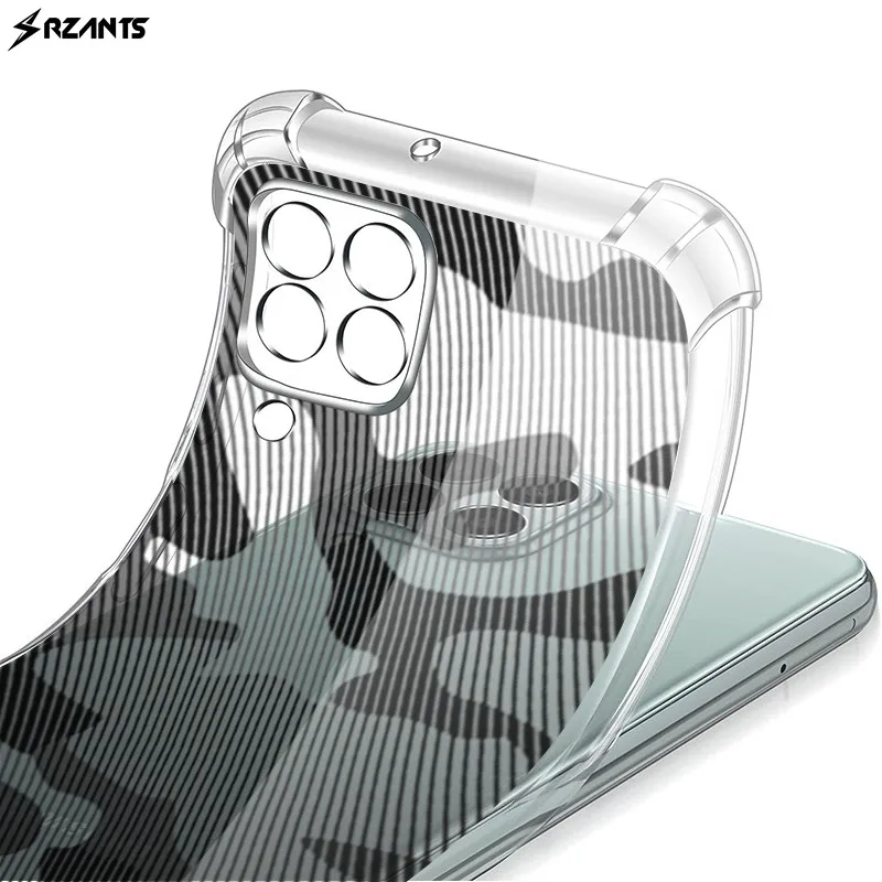 

Rzants Camouflage Case For Samsung Galaxy M53 5G Air Cushion Shockproof Case Silicone TPU Phone Cover