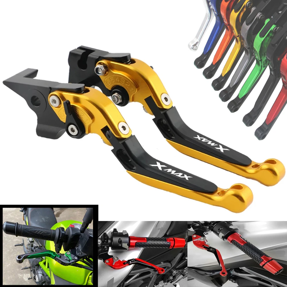 Для YAMAHA XMAX 250 300 400 XMAX-250 XMAX-300 XMAX-400 2016 2017 регулируемые рычаги тормозной муфты с ЧПУ