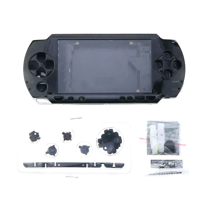 YuXi Full Housing Shell Cover Case With Button Screws Kit Replacement Parts For PSP 1000 PSP1000 Console |