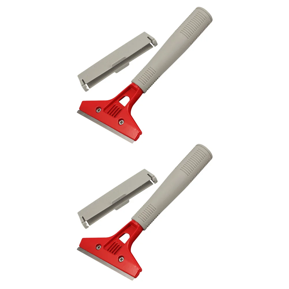 

2 Sets of Household Window Clean Relieving Tool Tile Cleaning Tools (Red)