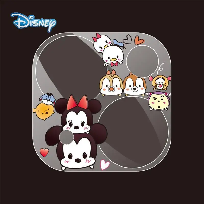

Disney Back Lens Camera Protector For iPhone 13 12 11 13Pro 12Pro Max Tempered Glass Screen Film Protective Sticker Cover