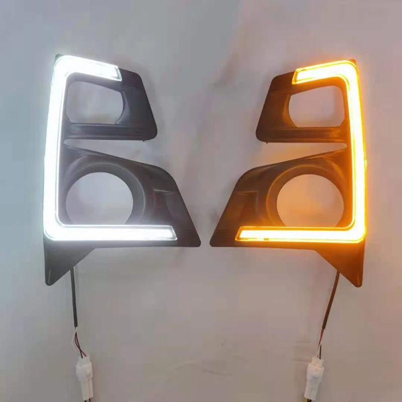 Дневные ходовые огни для ISUZU D-Max DMAX Pickup 2020 12 В дневные желтый сигнал поворота