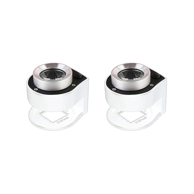 

Лупа с 6 светодиодный дами и УФ-свесветильник, 2 шт.