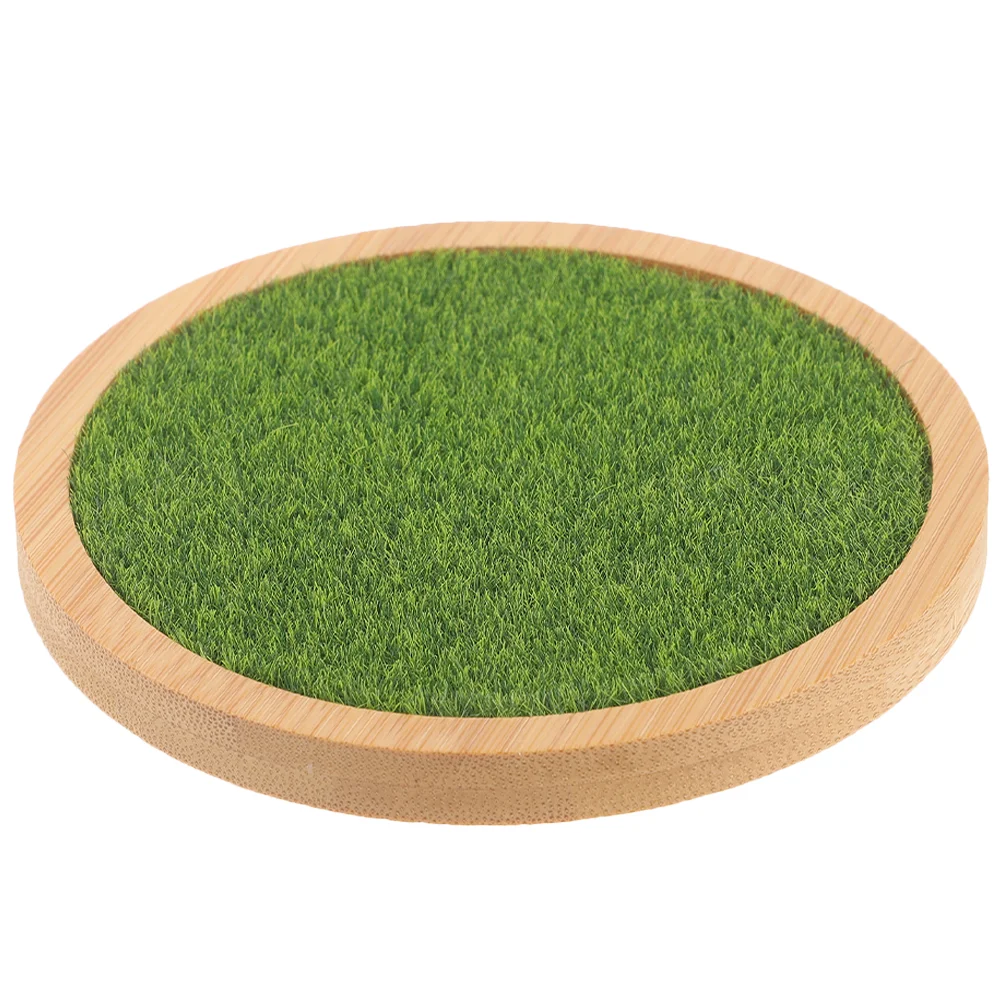 

Small Round Base Risers for Decor Display Stand Action Figure Grass Shelf Wooden Holders Model