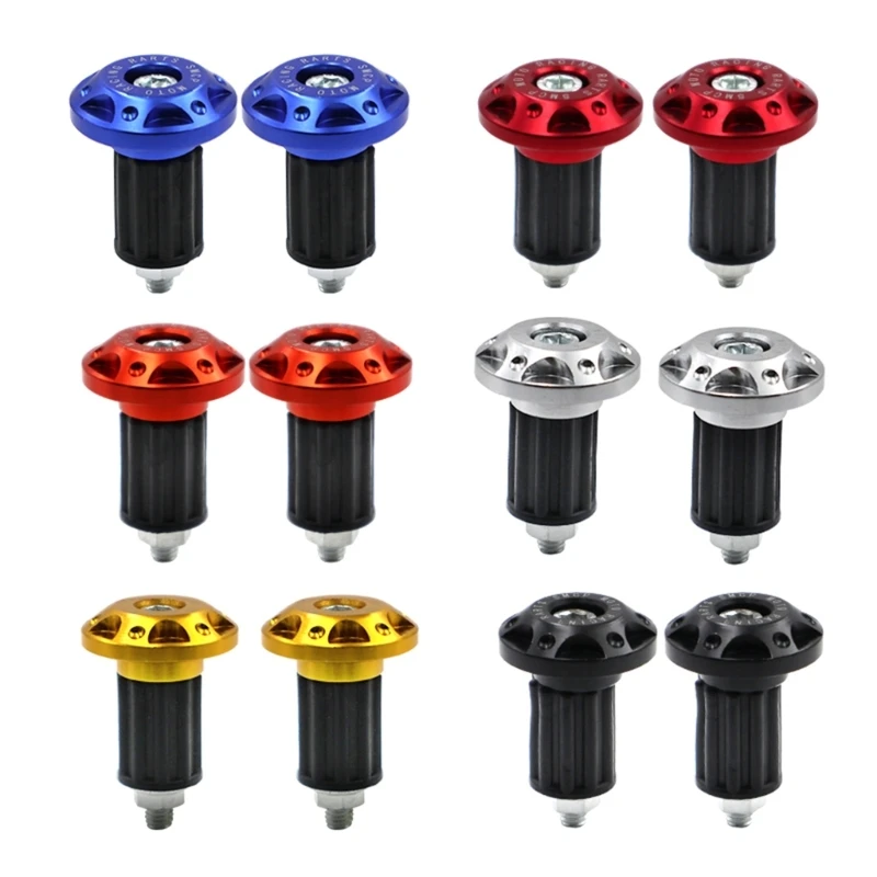 

22mm Universal Motorcycle Handlebar Grips Ends Handle Bar Ends Weights Plugs GTWS
