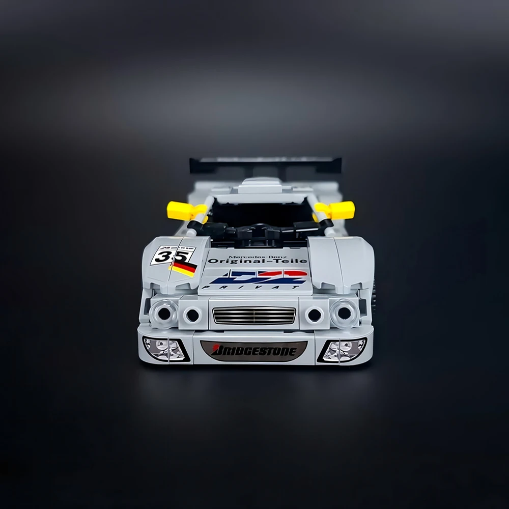 Фото Новая модель MOC Speed ​ ​ Гоночный автомобиль, гонки на выносливость Ле-Ман 1998 года, № 35 моделей конструкторов для сборки автомобилей, игрушка для самостоятельной сборки, коллекционный подарок для взрослых №5