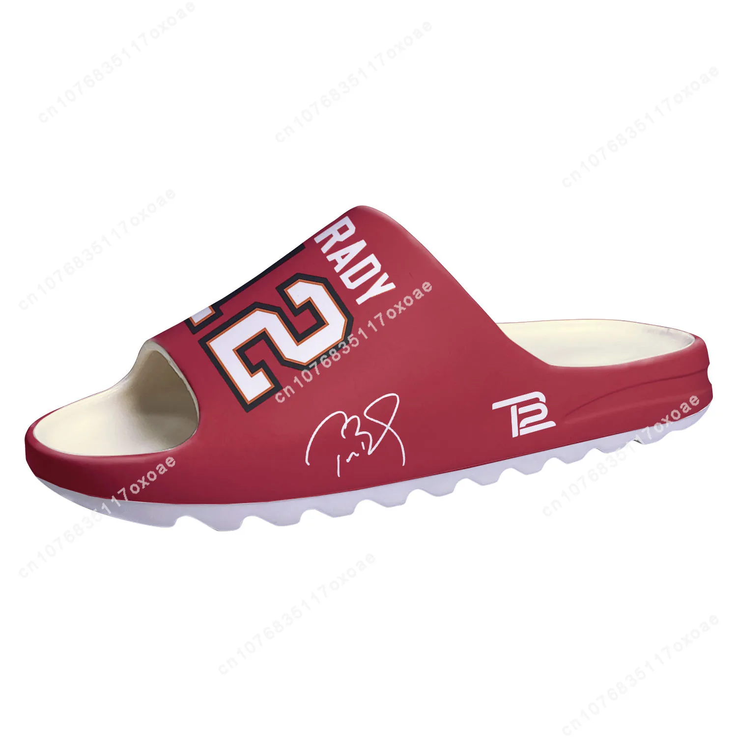 

Tom Brady Football American Soft Sole Sllipers Home Clogs USA Goat NO 12 Step On Water Shoes Mens Womens Teenager Custom Sandals