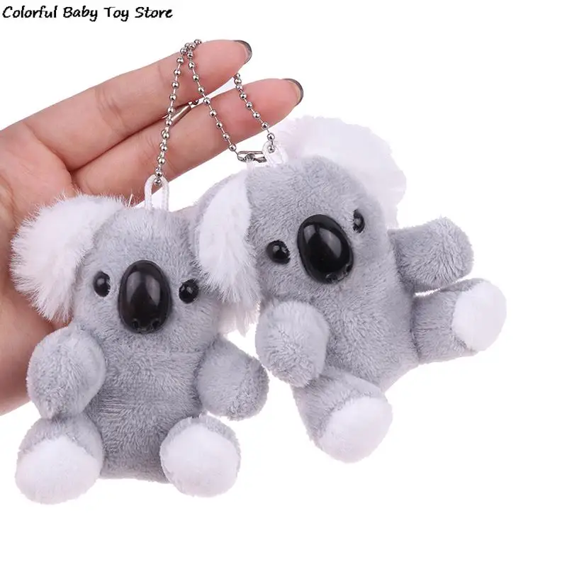 Cute Small Gray Koala Bear Plush Stuffed Keychains Plush Animal