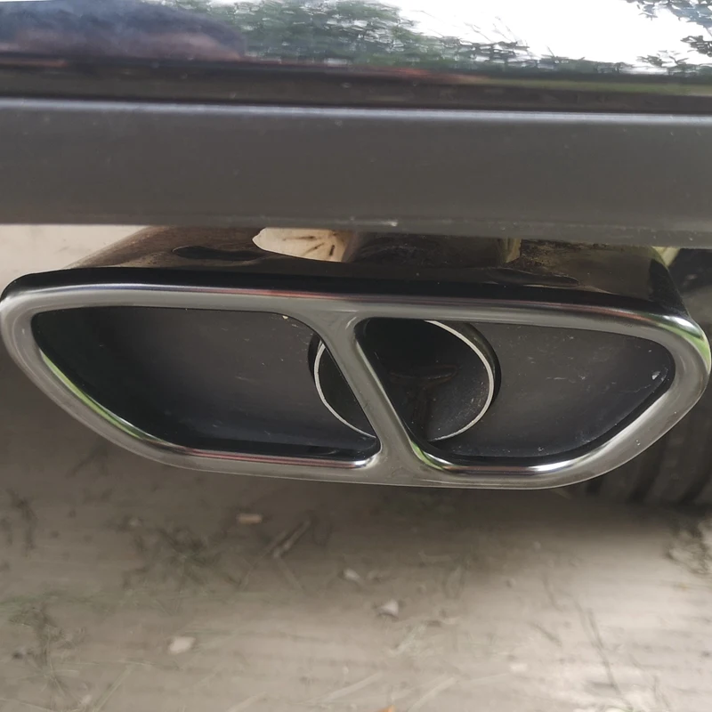 Задний глушитель автомобиля крышка трубы из нержавеющей стали украшение для