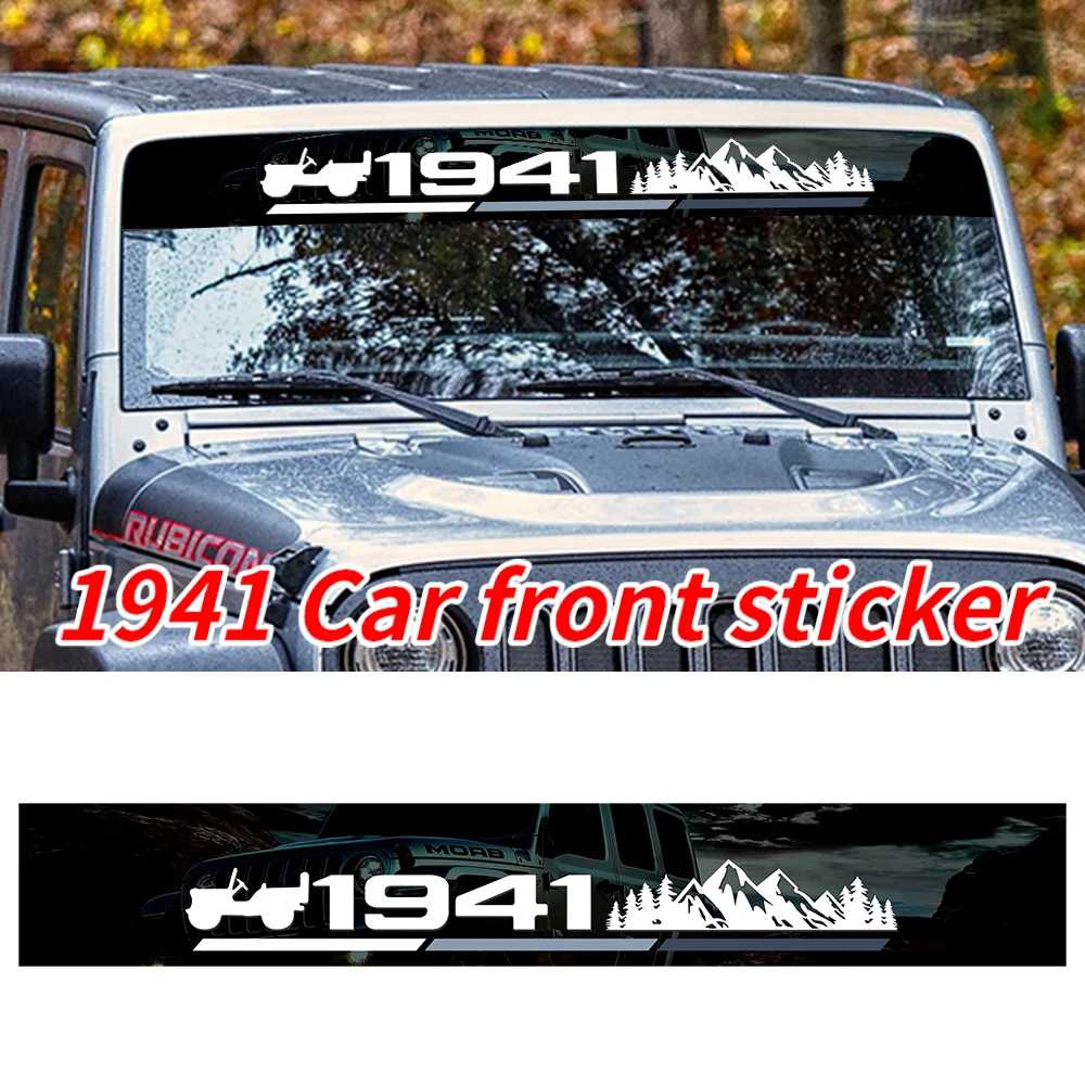 3D автомобильные солнцезащитные наклейки на переднее лобовое стекло автомобиля