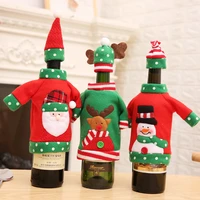 new christmas wine bottle sets christmas embroidery cartoon wine bottle sets christmas decorations christmas wine sets