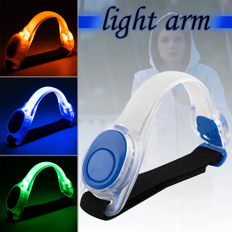 

Lighting Safety Armband LED Armband 4 Modes Running Safety Glow Band for Party Camping Replaceable Battery XR-Hot