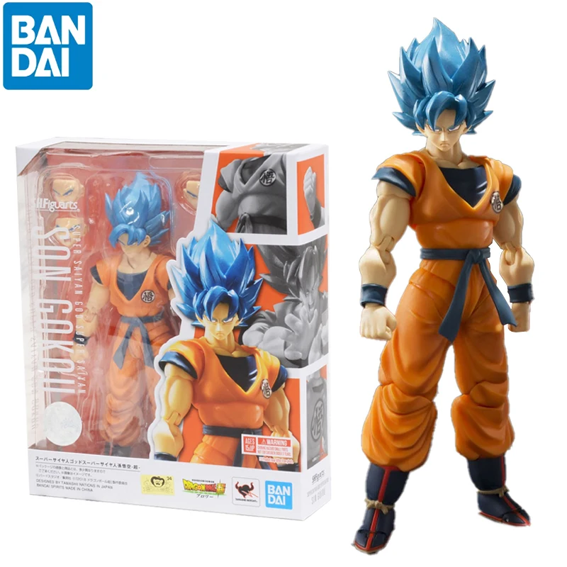 

BANDAI SPIRITS S.H.Figuarts Dragon Ball Super:Broly Son Goku Super Saiyan God Super Saiyan Anime Figure Model Action Figure Toys