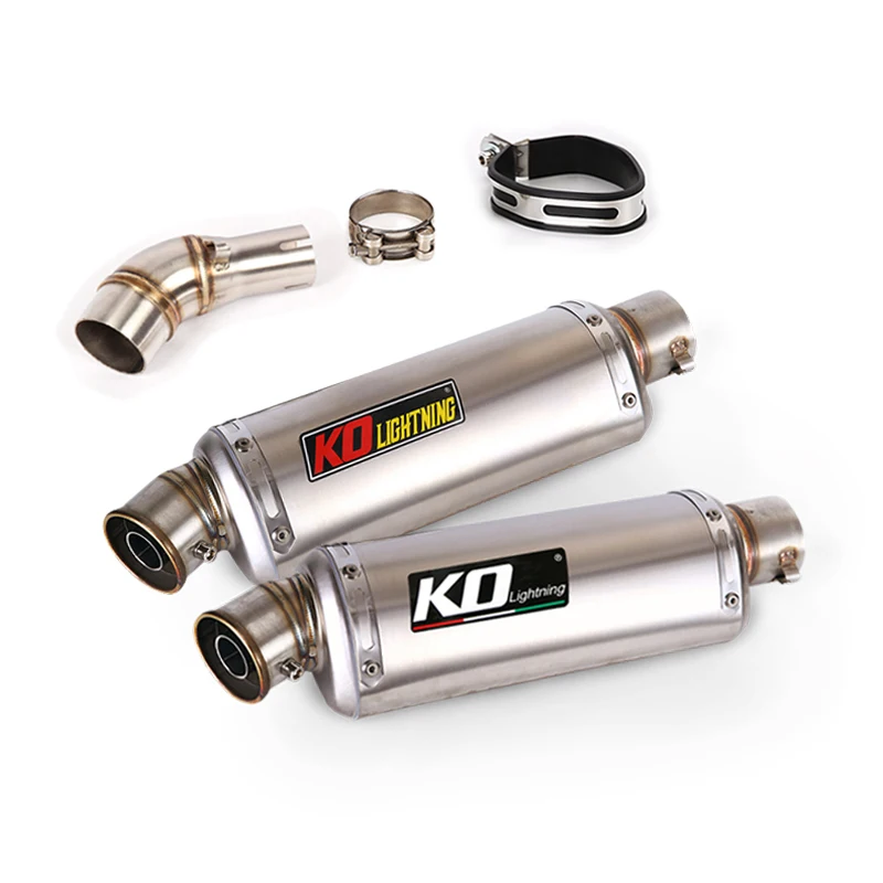 

For Yamaha YZF-R3 R3 R25 MT03 Exhaust System Muffler Escape Tip With DB Killer Stainless Steel Middle Connect Link Tube Slip On