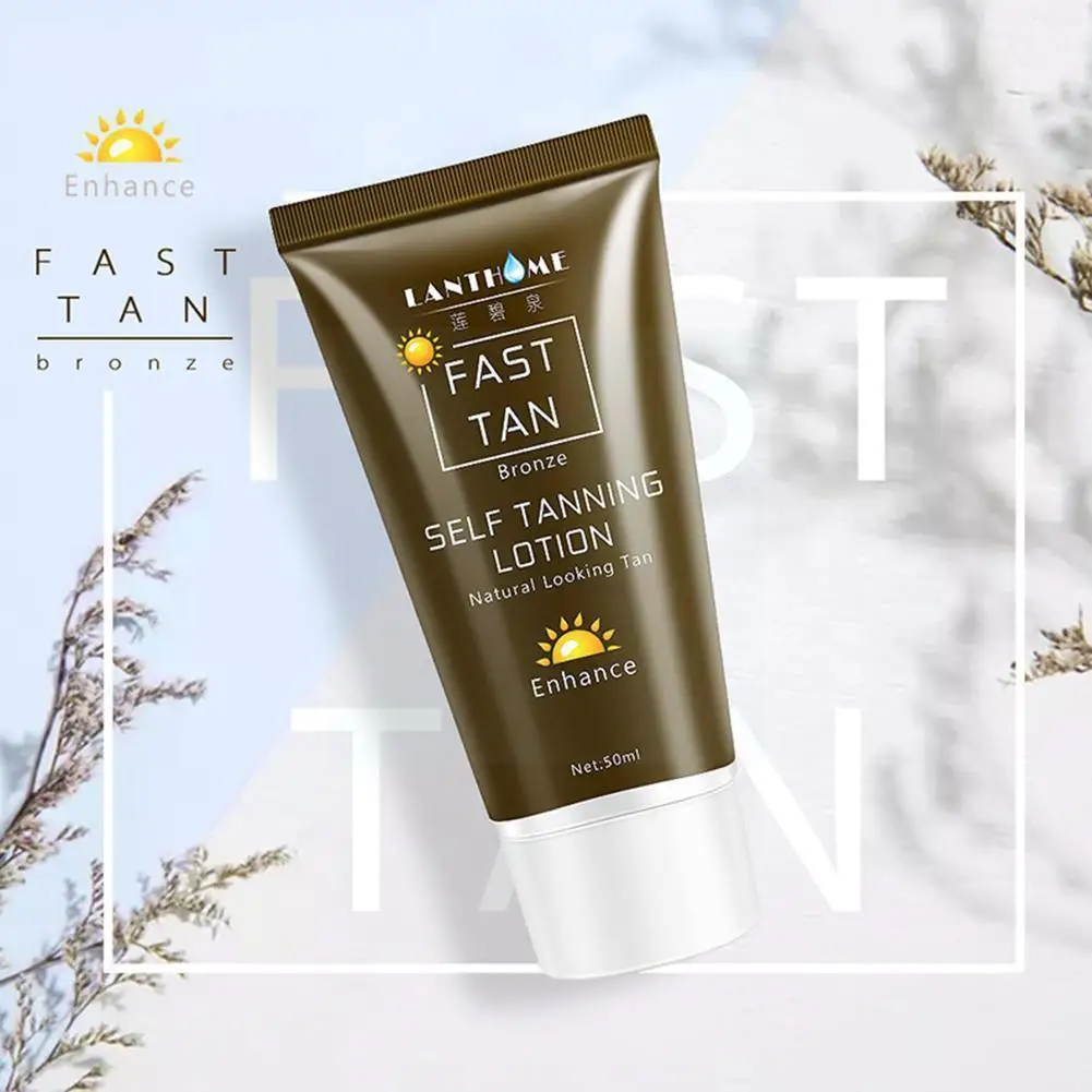 

New Natural Sunless Tanning Body Lotion Cream Body Natural Self Looking Nourishing Tan Tanning Lotion Supplies Bron X4b7