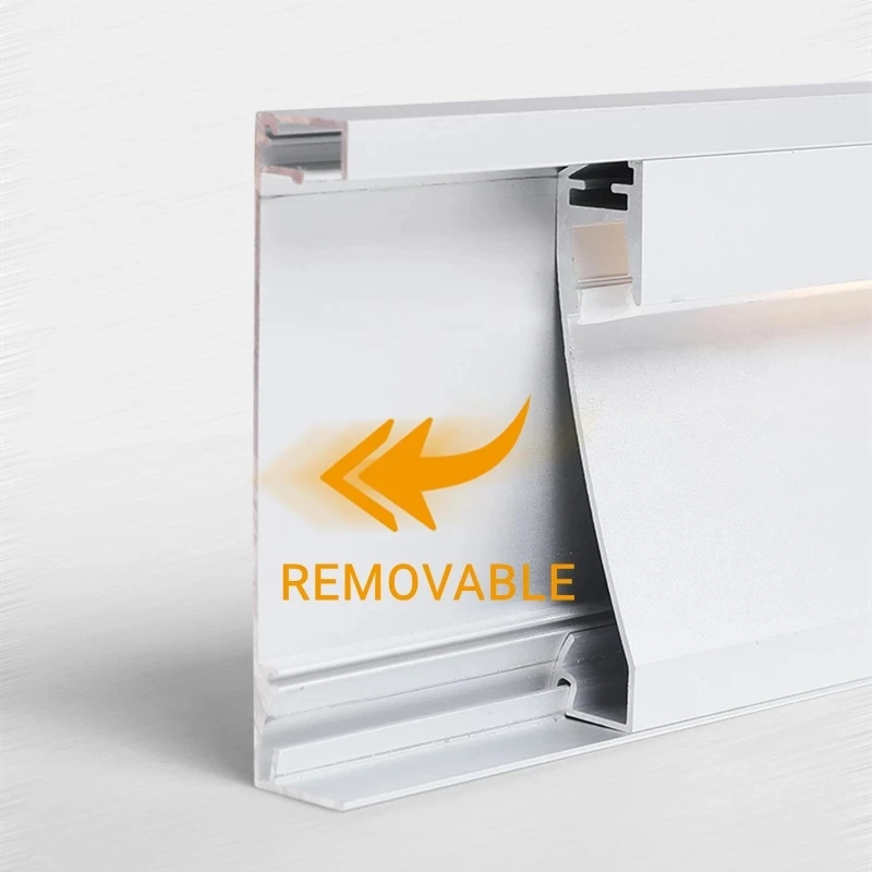 Светодиодсветильник осветительная платформа 0 5 м/1 м серый черный алюминиевый