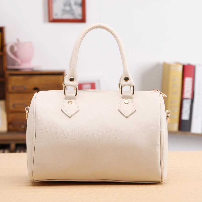 

Women Handbags Ladies Handle Bag Leather Totes Black Red Beige PU Leather Shoulder Bag Fashion Hobos