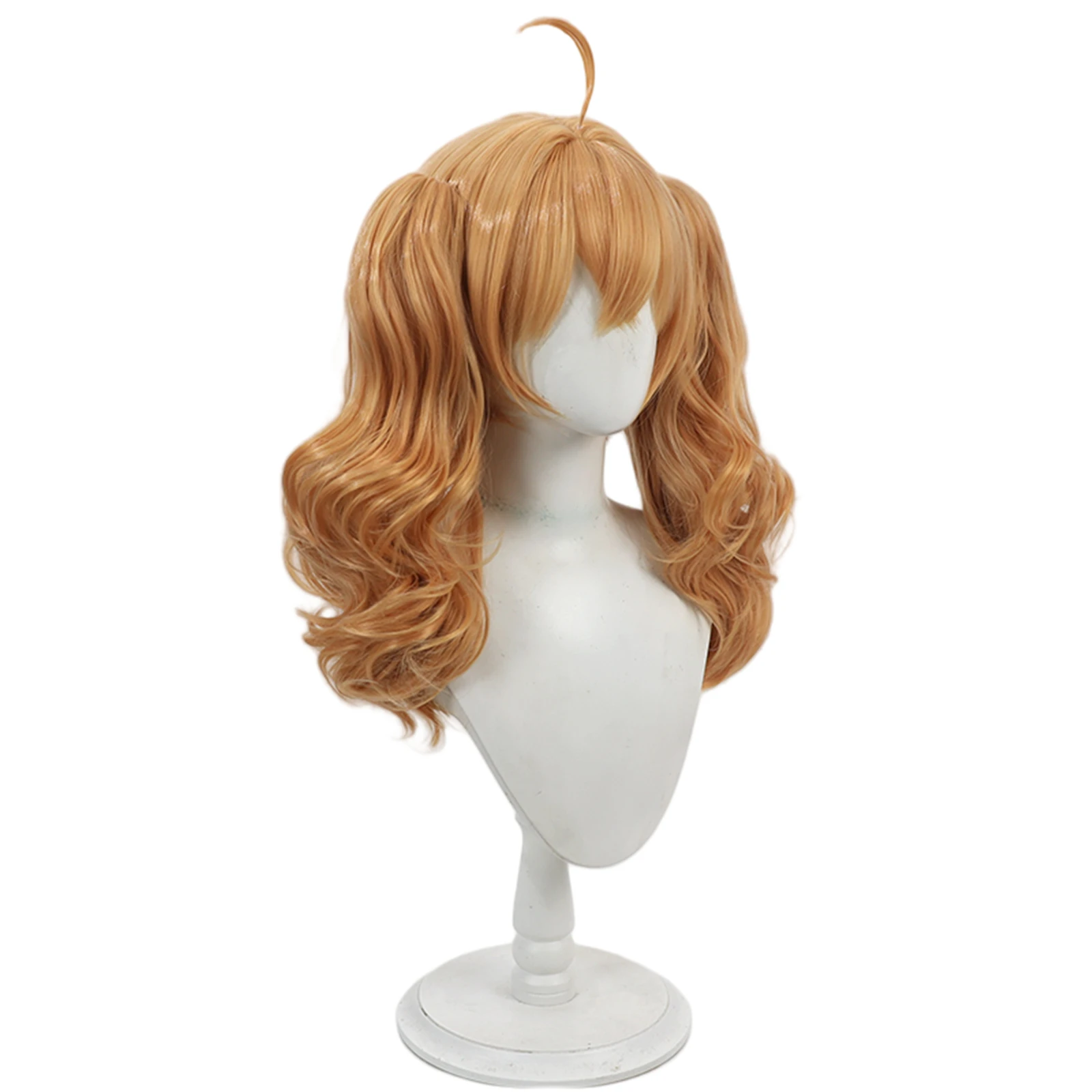 Игра Ibaragi Yoshimi парики для косплея волнистые оранжево-коричневые с хвостиком