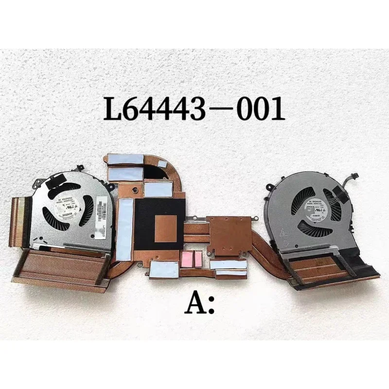 Новый оригинальный охлаждающий вентилятор для радиатора HP 15-DH CPU GPU TPN-C143 L64443-001