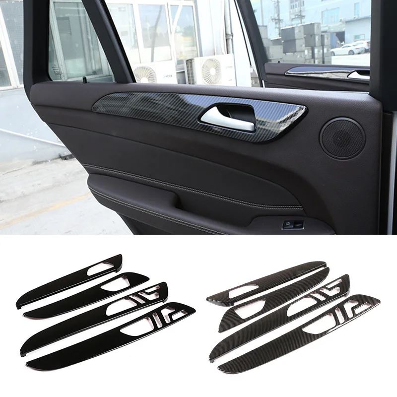 

For Mercedes-Benz ML GL GLS Class 12-19 Carbon Fiber Color Door Trim Panel Car Door Seat Memory Button Panel Car Interior