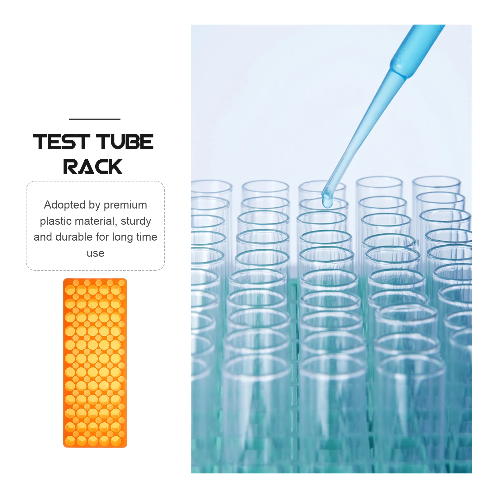 Рисунок 4 - Пластиковая стойка для пробирок