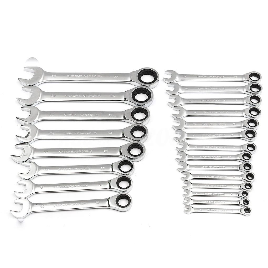 

Car Ratchet Spanners Professional High Toughness Steel Dual End Wrench Bicycle Truck Repair Mechanical Hand Tools 8mm