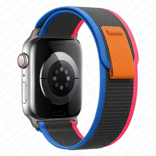 Strap for apple watch band 49mm 44mm 40mm 45mm 41mm 42mm 38mm correa nylon Trail Loop bracelet iWatch Ultra series 7 6 5 3 se 8