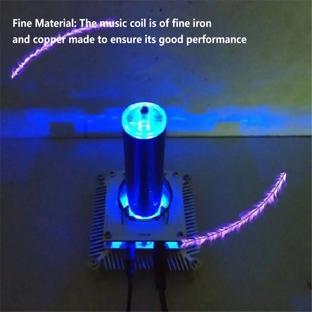 

Музыка для Tesla Coil портативный профессиональный, съемный динамик для замены громкий динамик физические игрушки Bluetooth-совместимость