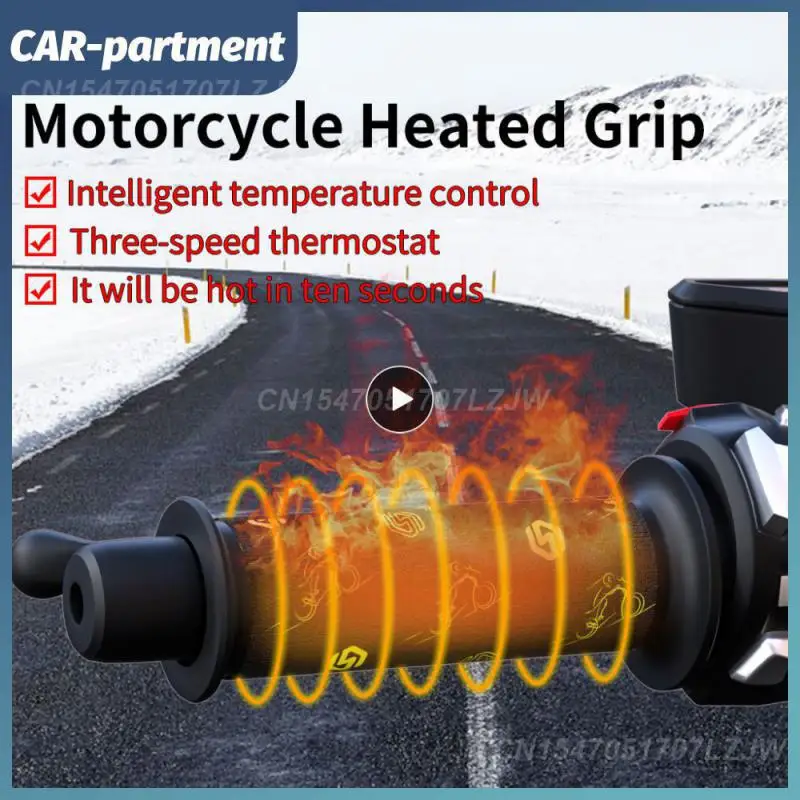 

Electric Heat Handlebar Winter Warm Temperature Control Hand Grips 12v Handlebar Cover Car Accessories Waterproof